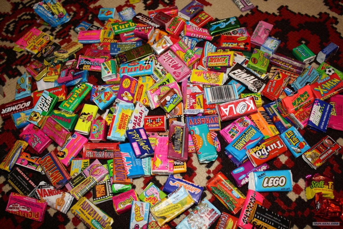 Современная жевательная резинка