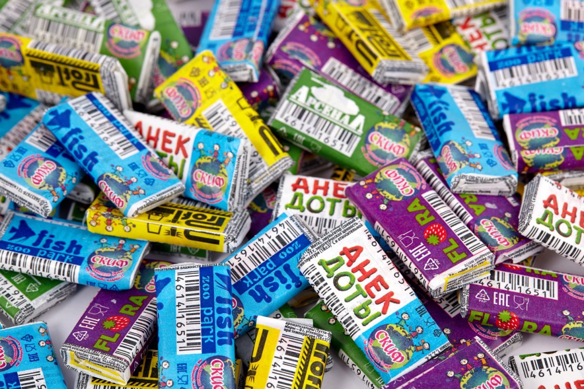 Разные жевательные резинки