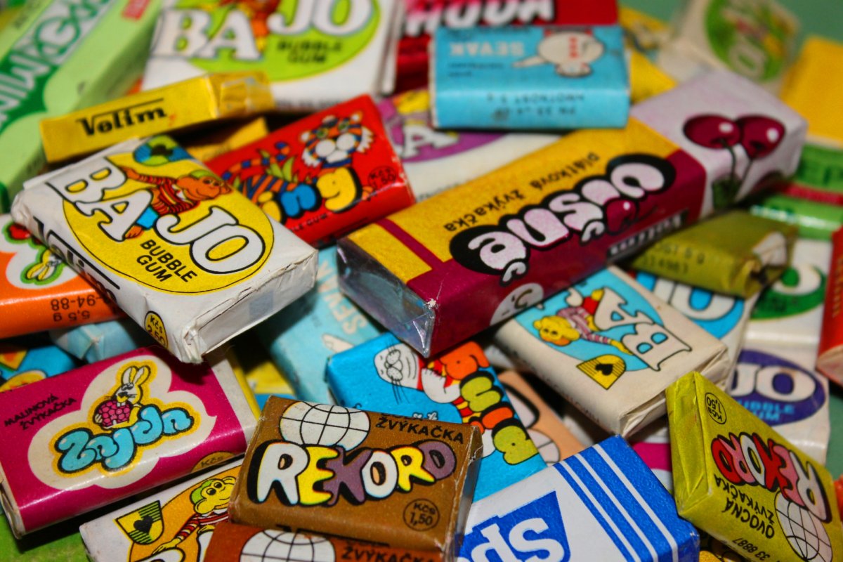 Жевательная резинка подушечки