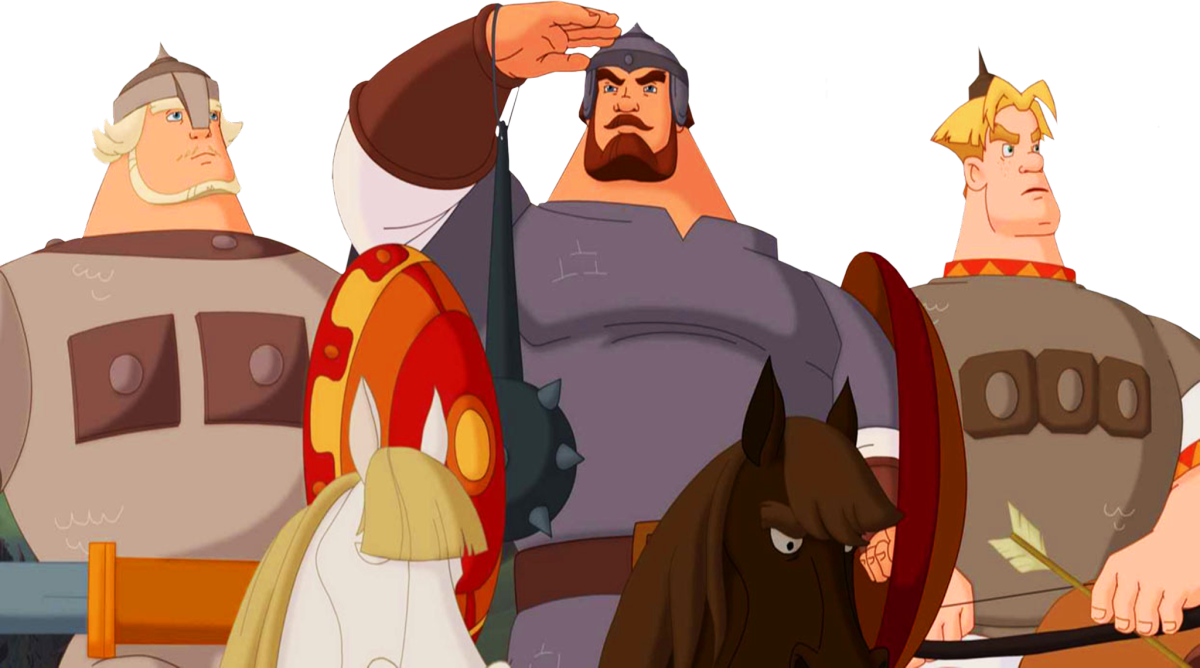 Три богатыря персонажи Илья Муромец