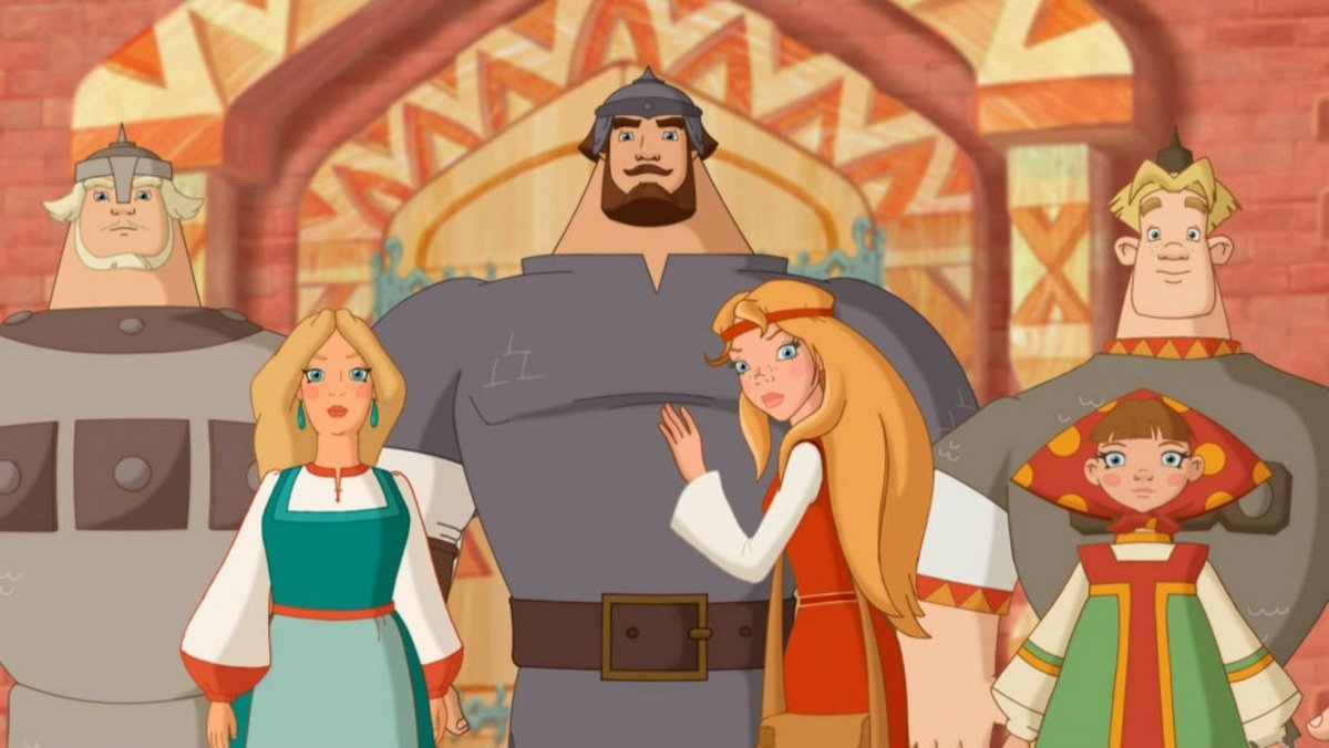 Три богатыря и Шамаханская царица Илья Муромец