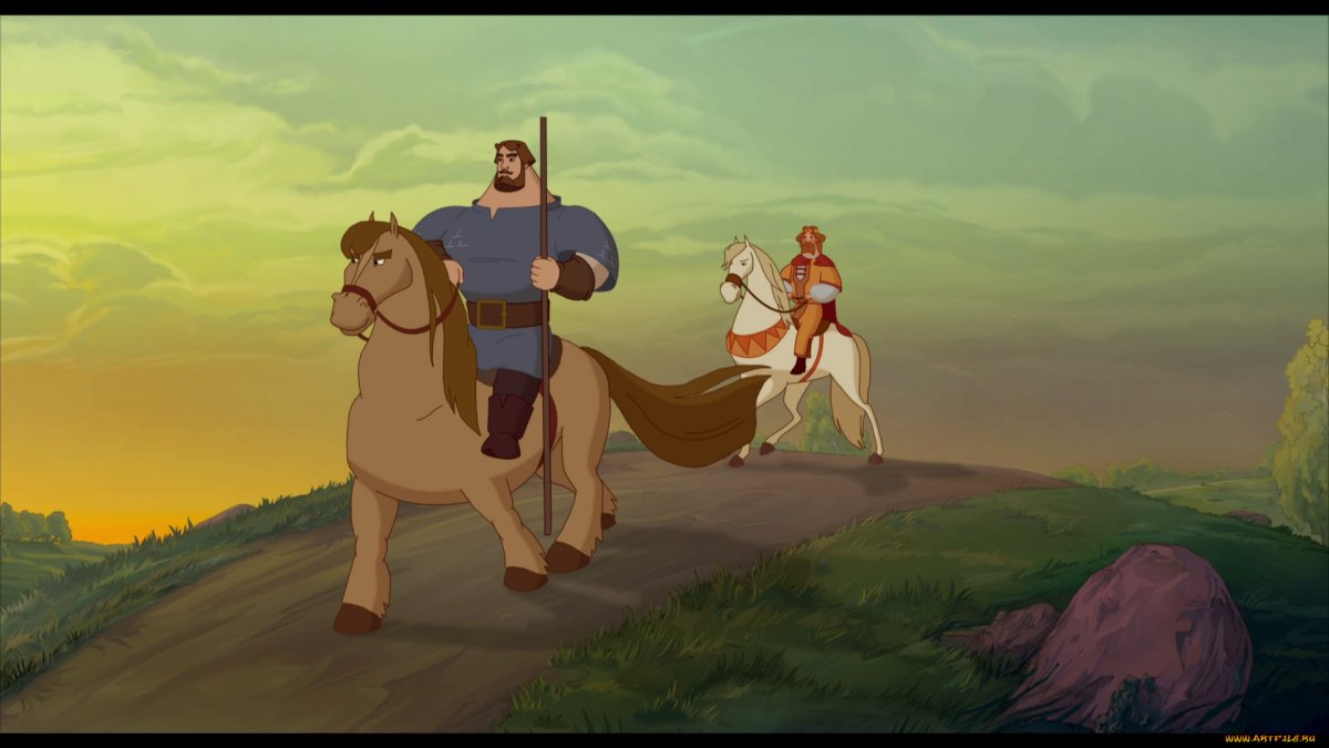 Три богатыря и Шамаханская царица Илья Муромец