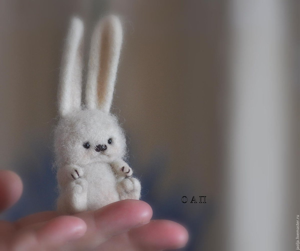 Заяц сухое валяние