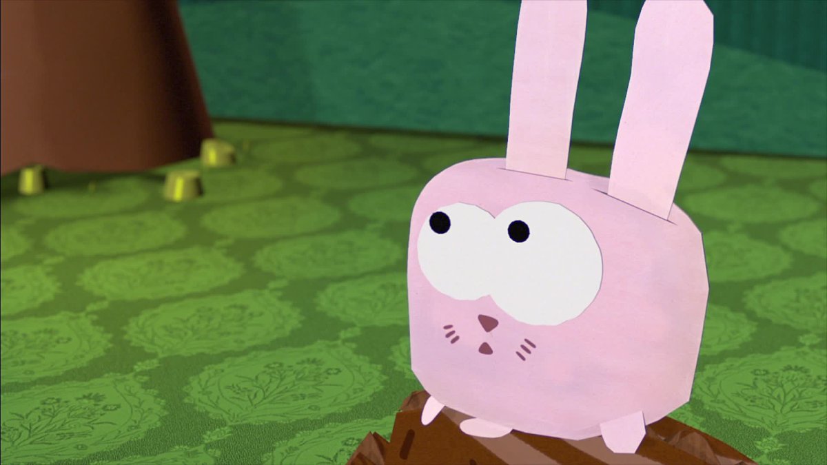 Мультфильм бумажки котозаяц