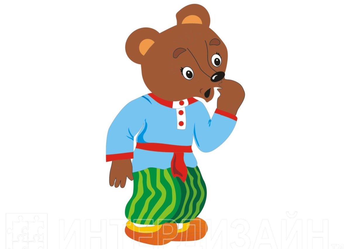 Теремок с медведем