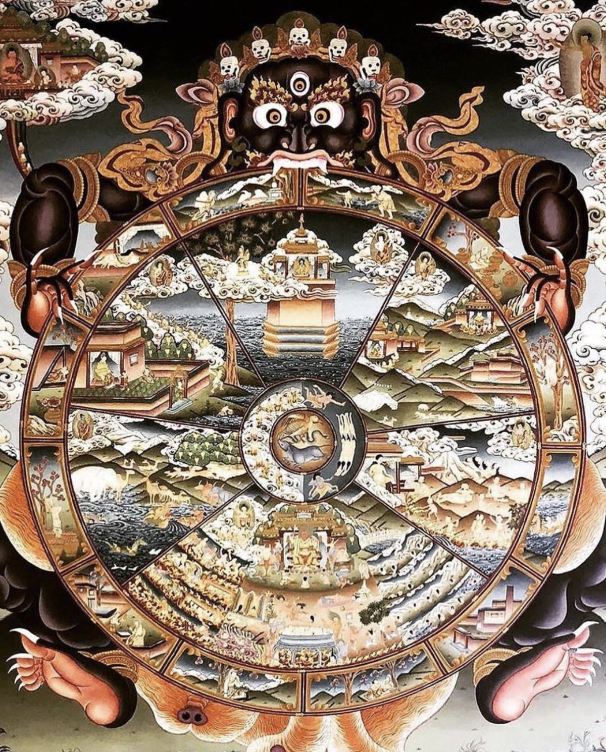 Тханка Бхавачакра