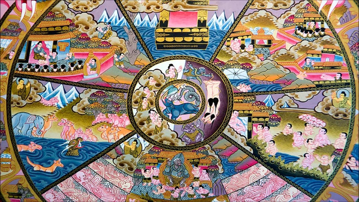 Колесо Сансары Индия