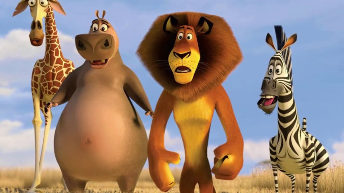 Мадагаскар Алекс Марти Глория и Мелман