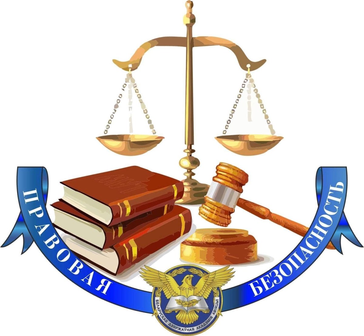 Фемида на черном фоне