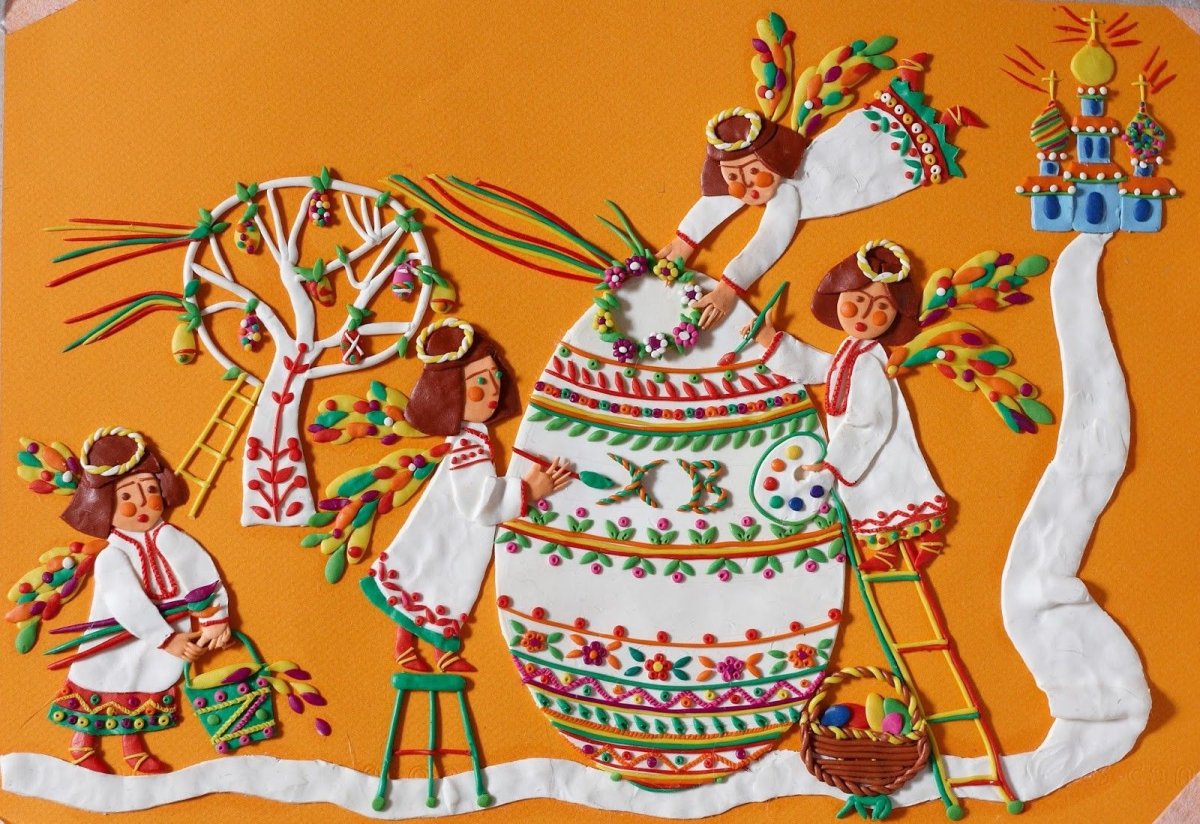 Панно на тему народного праздника