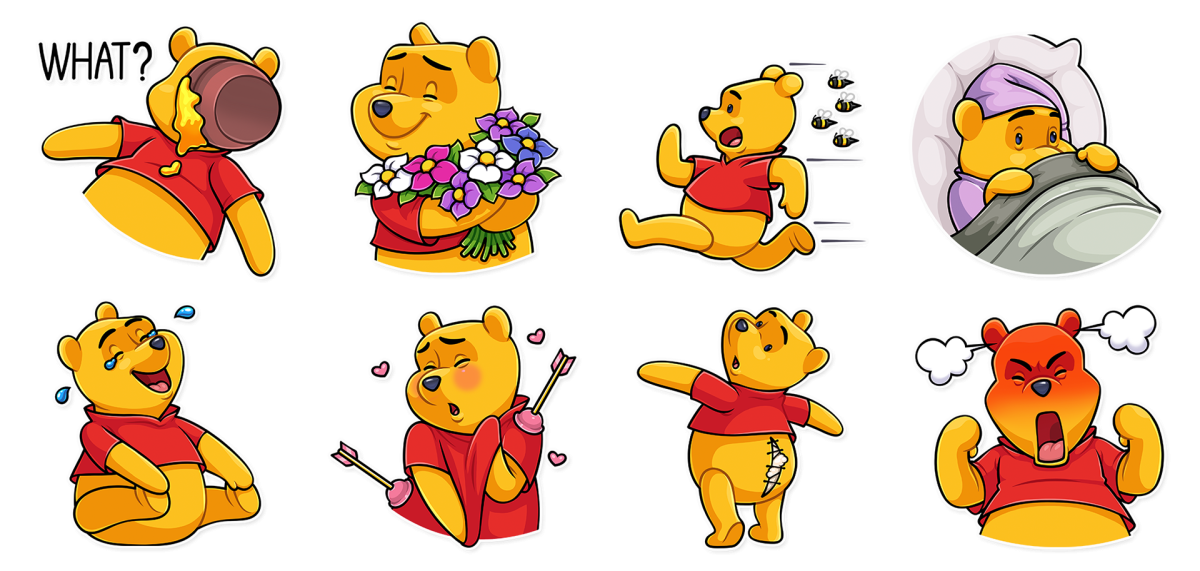 Винни пух с горшком