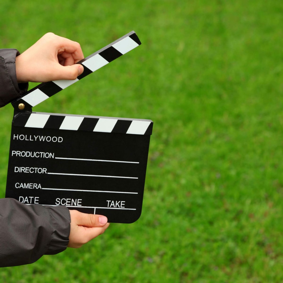 Кинохлопушка в руках