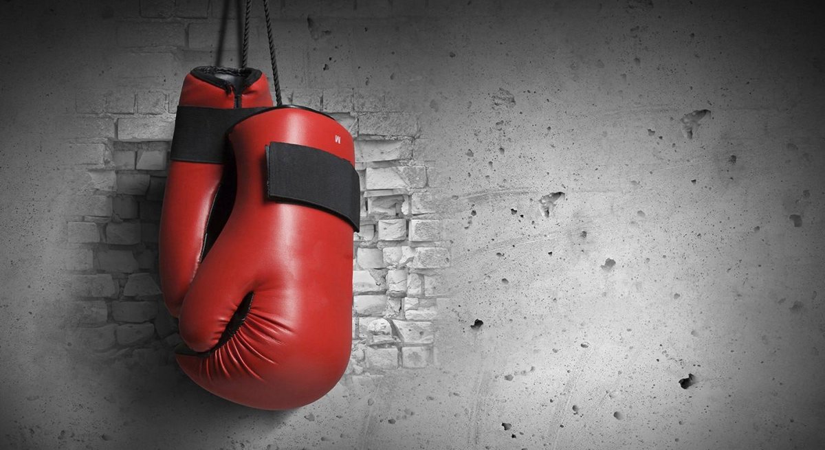 Фон с боксерскими перчатками