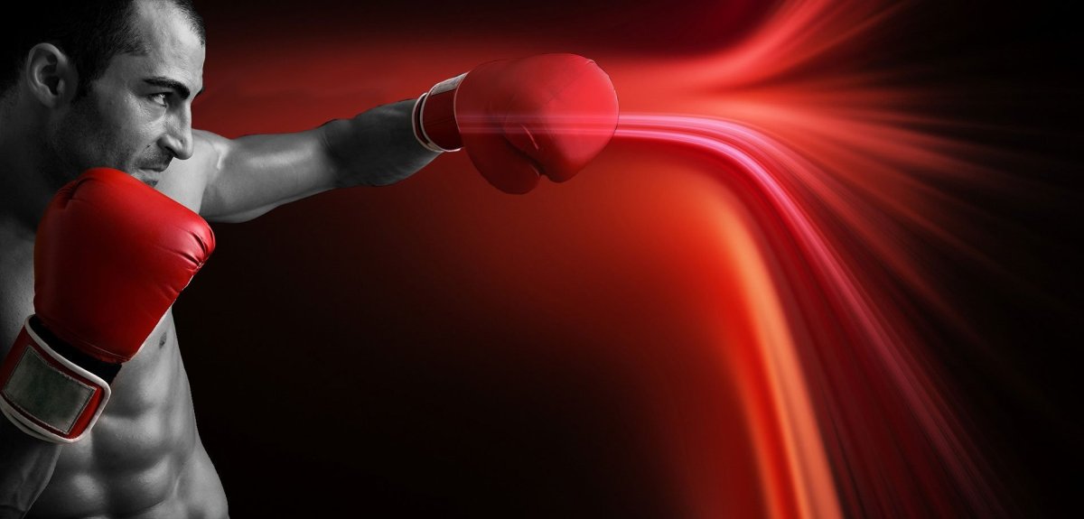 Бокс перчатки ринг