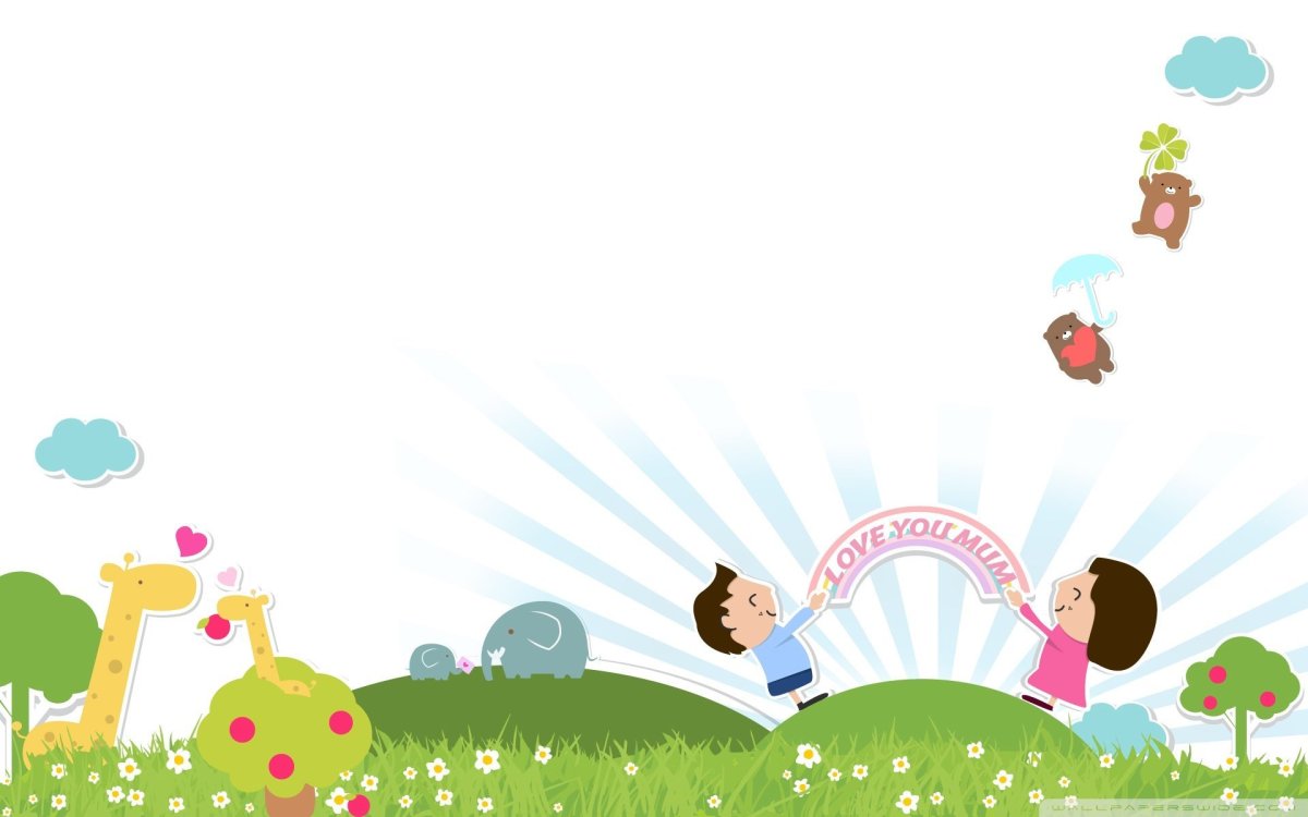 Мальчик и девочка мультяшные