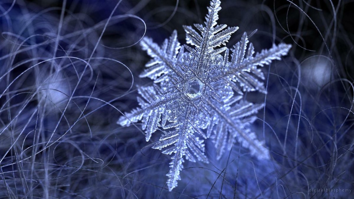 Снежинки снегопад