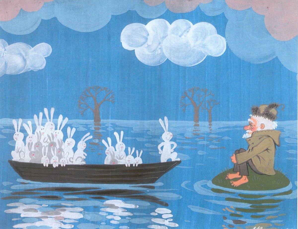 Дед Мазай и зайцы