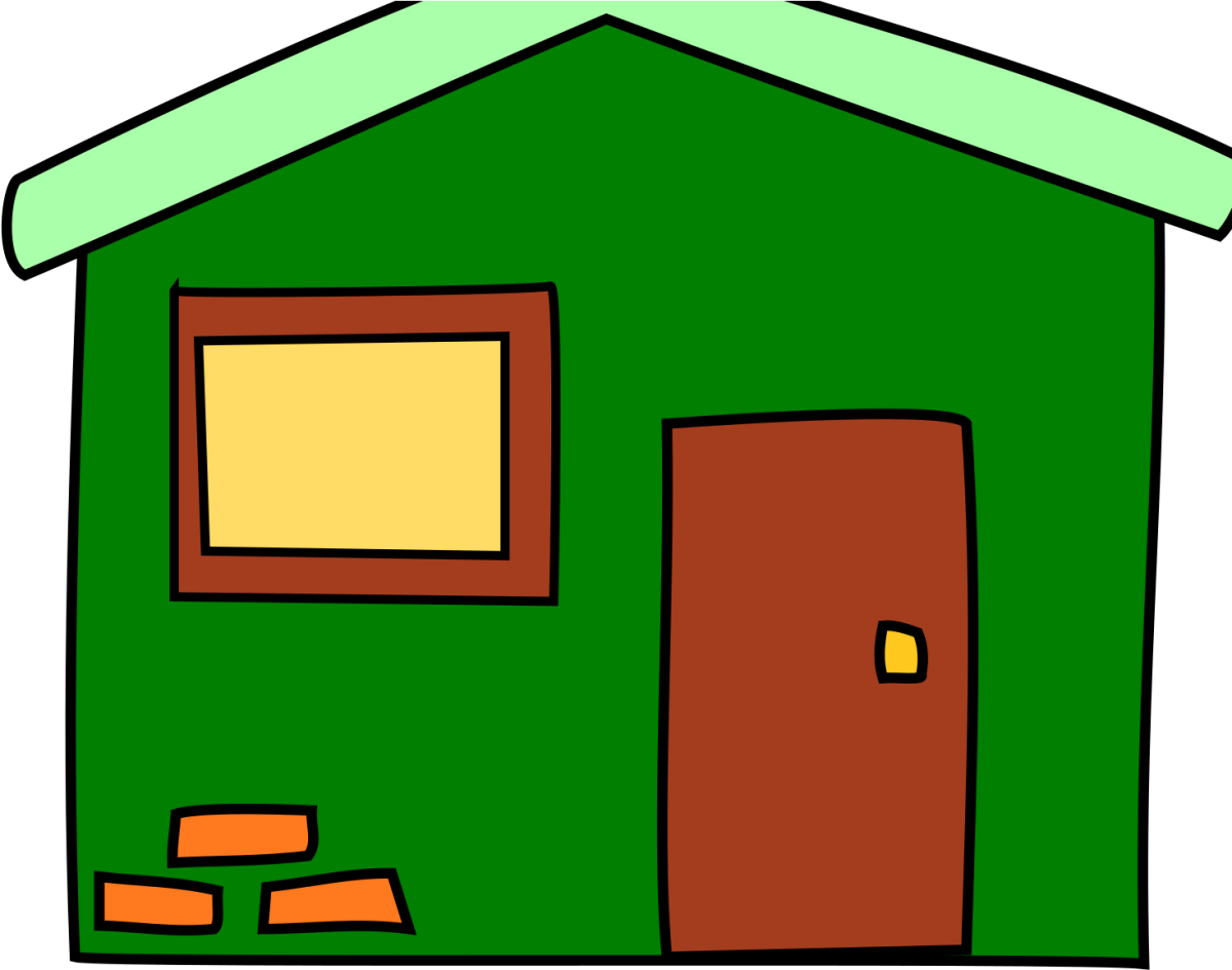 Домик рисунок