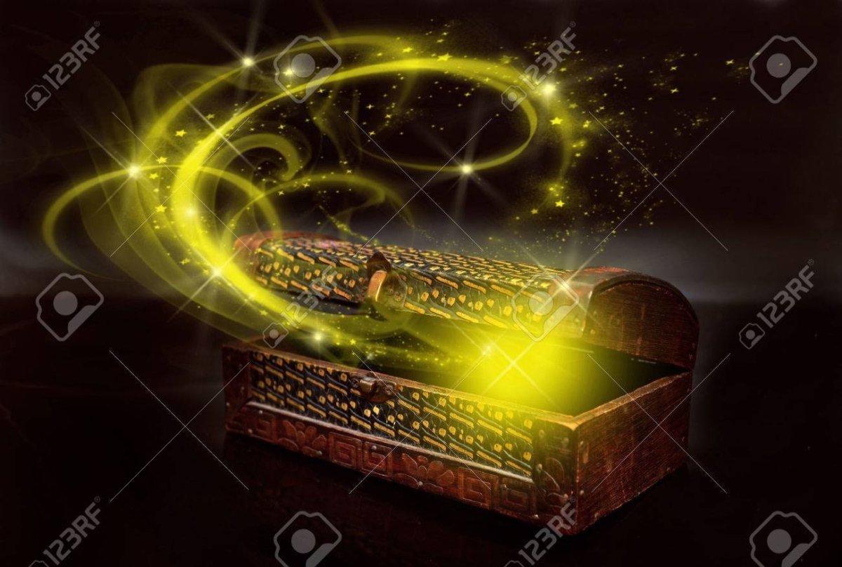 Шкатулка с волшебством открывается