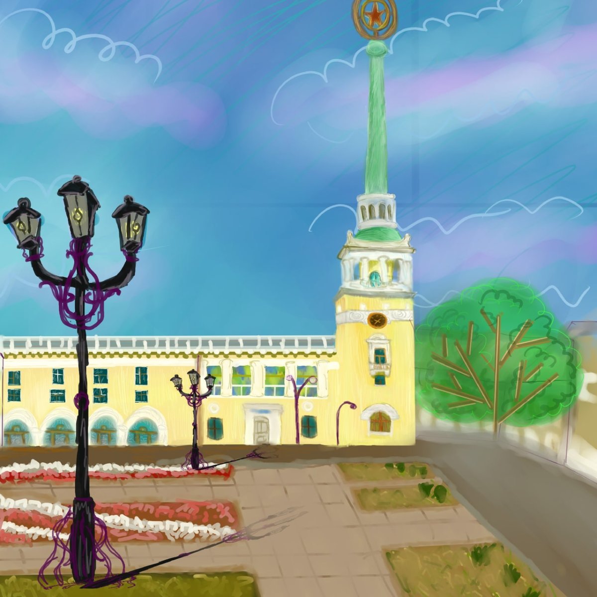 Ангарск рисунки города