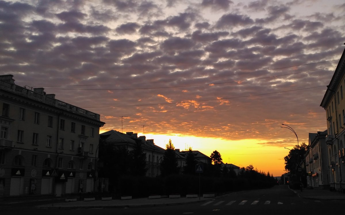 Ангарск с высоты птичьего полета