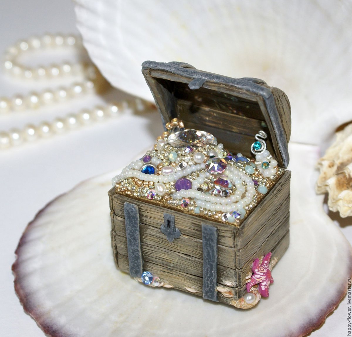 Новогодний сундучок с конфетами