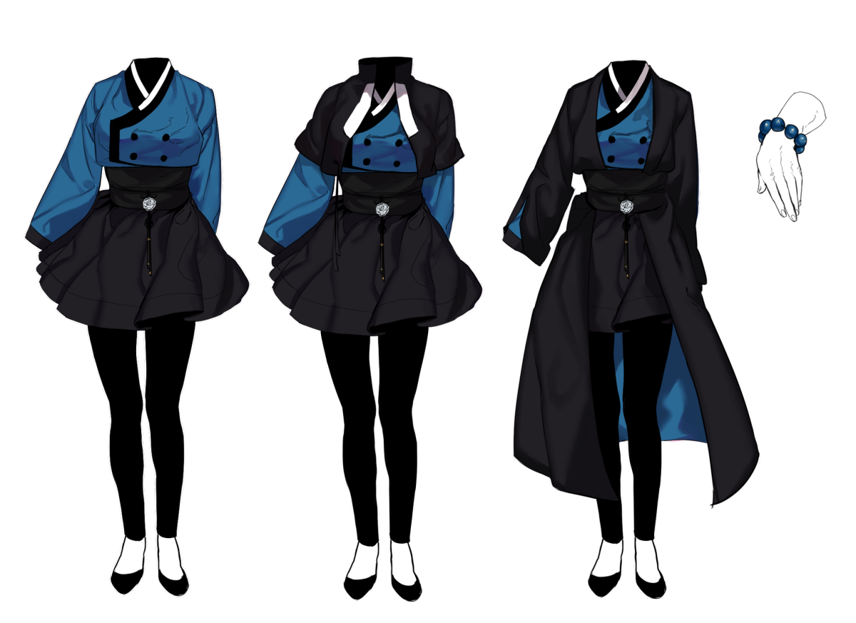 Одежда Геншин референс