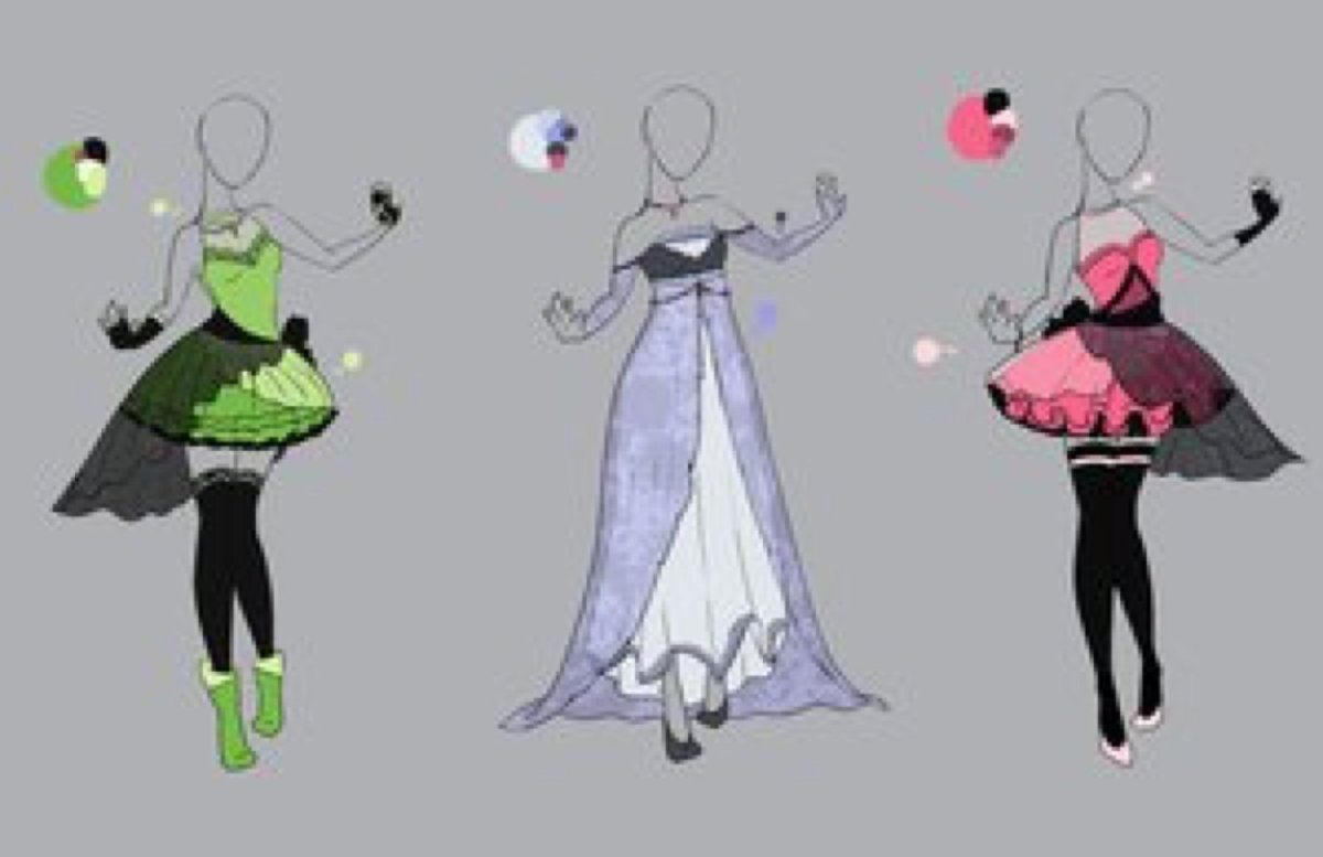 Одежда для рисования платья