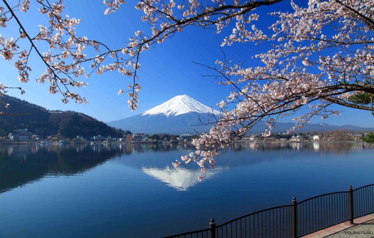 Гора Фудзияма в Японии