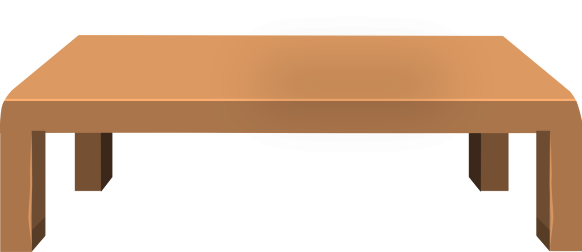 Мультяшный деревянный стол