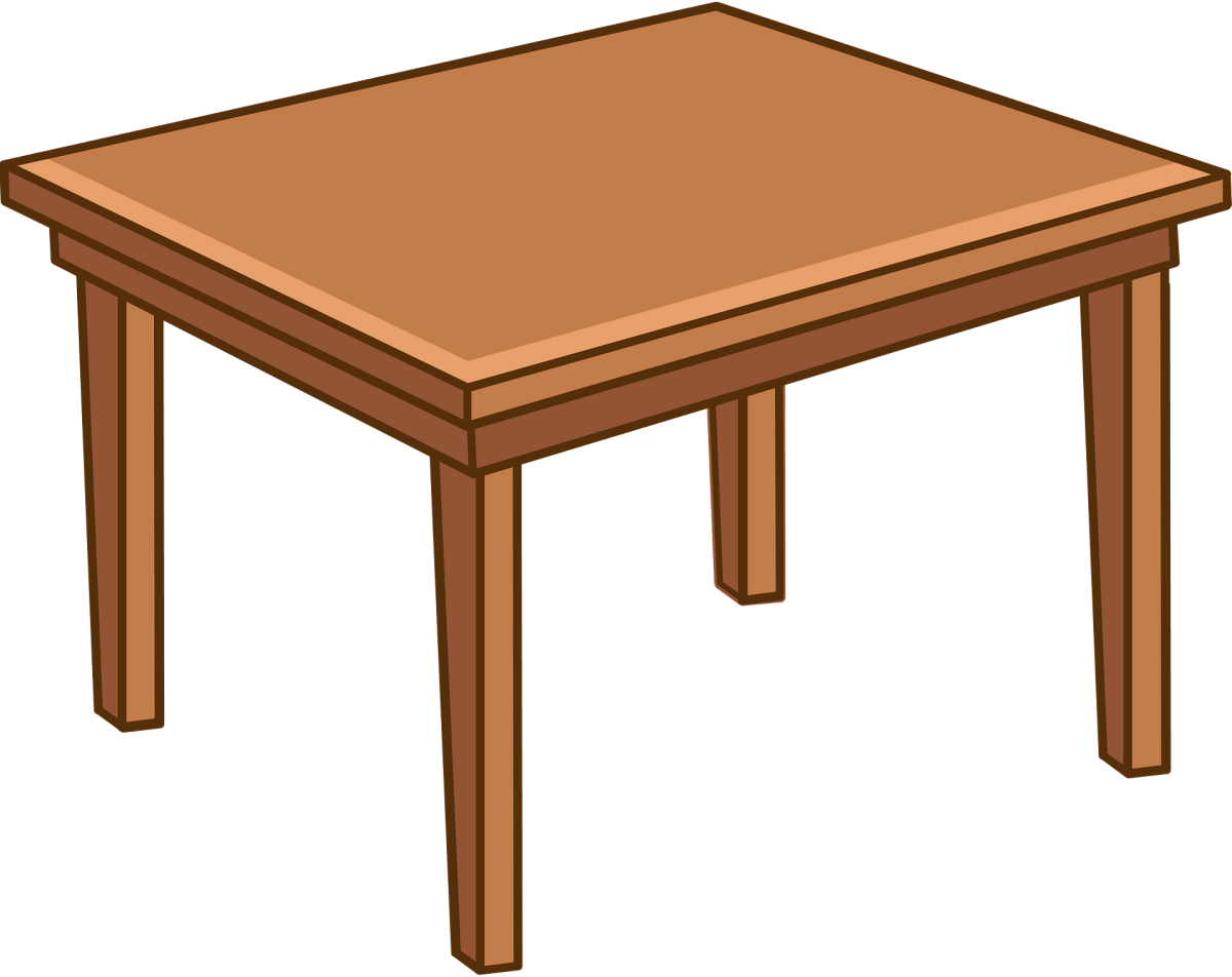 Стол карточка для детей