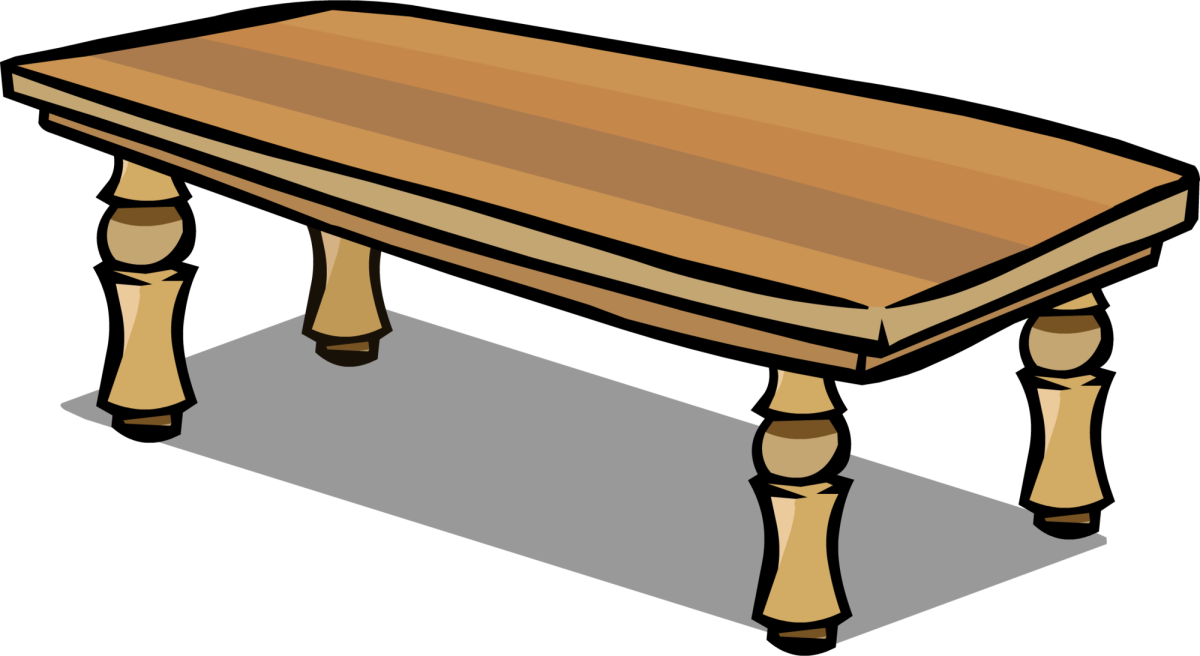 Обеденный стол мультяшный