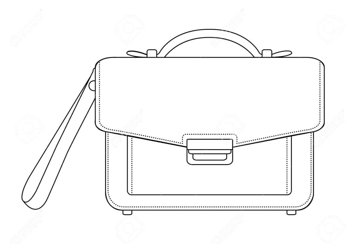 Портфель раскраска