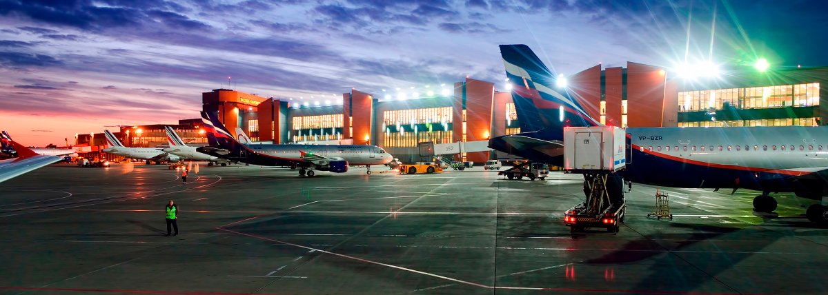 Аэропорт Шереметьево сверху