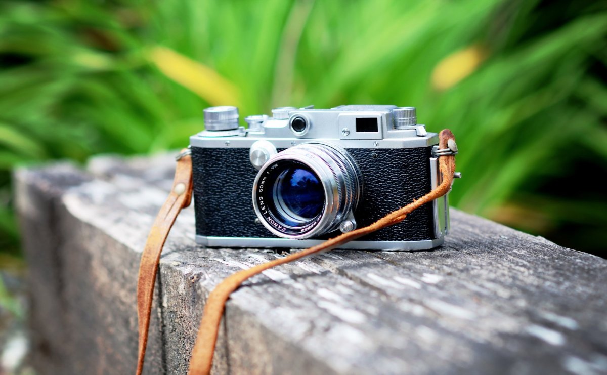 Красивый фотоаппарат