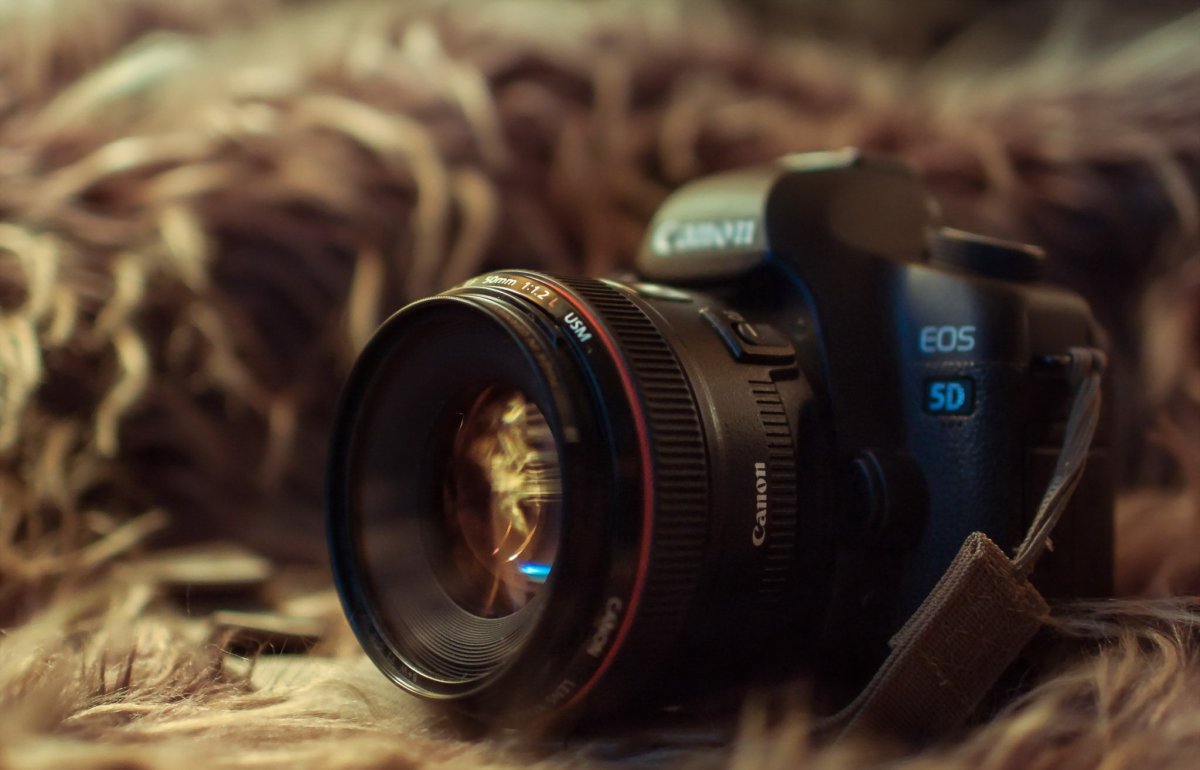 Красивый фотоаппарат