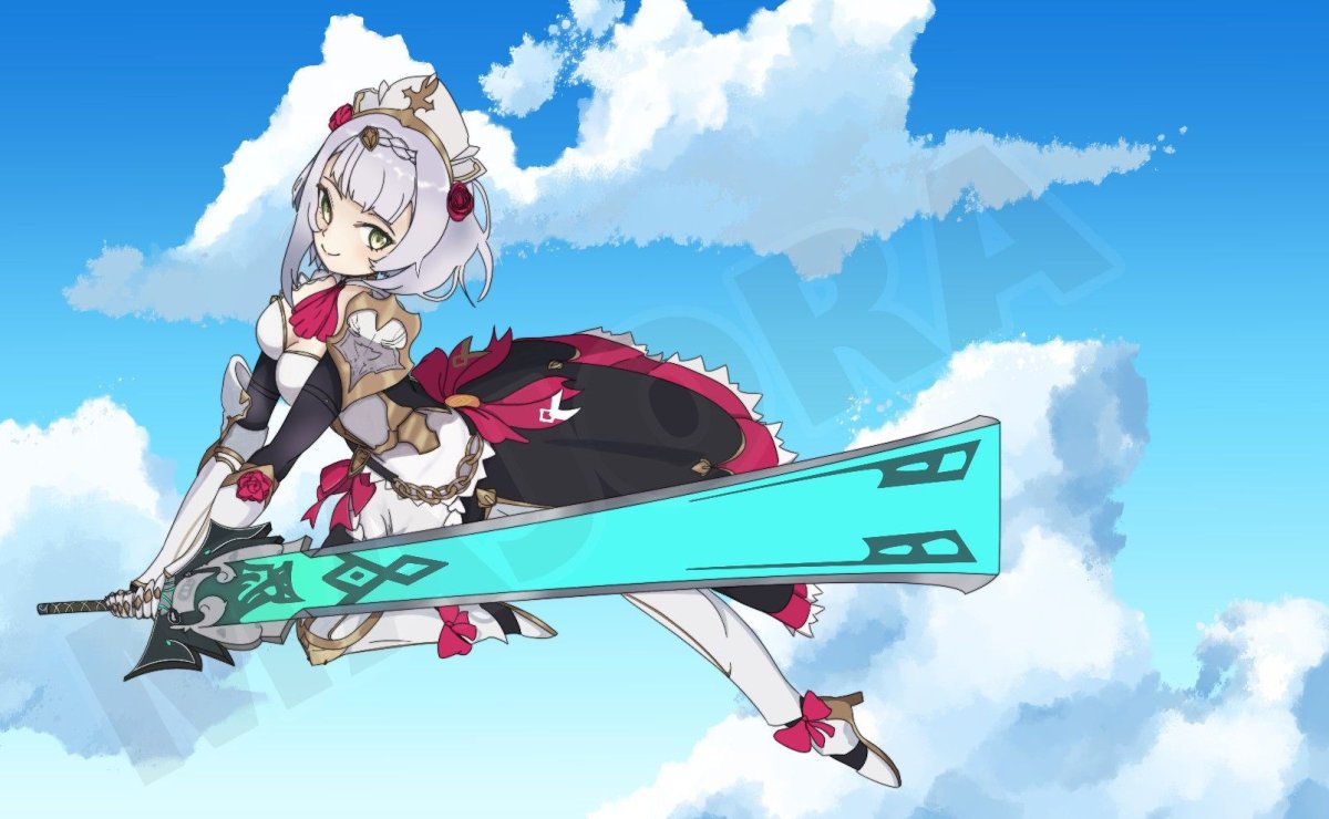 Ноэль Геншин официальный арт