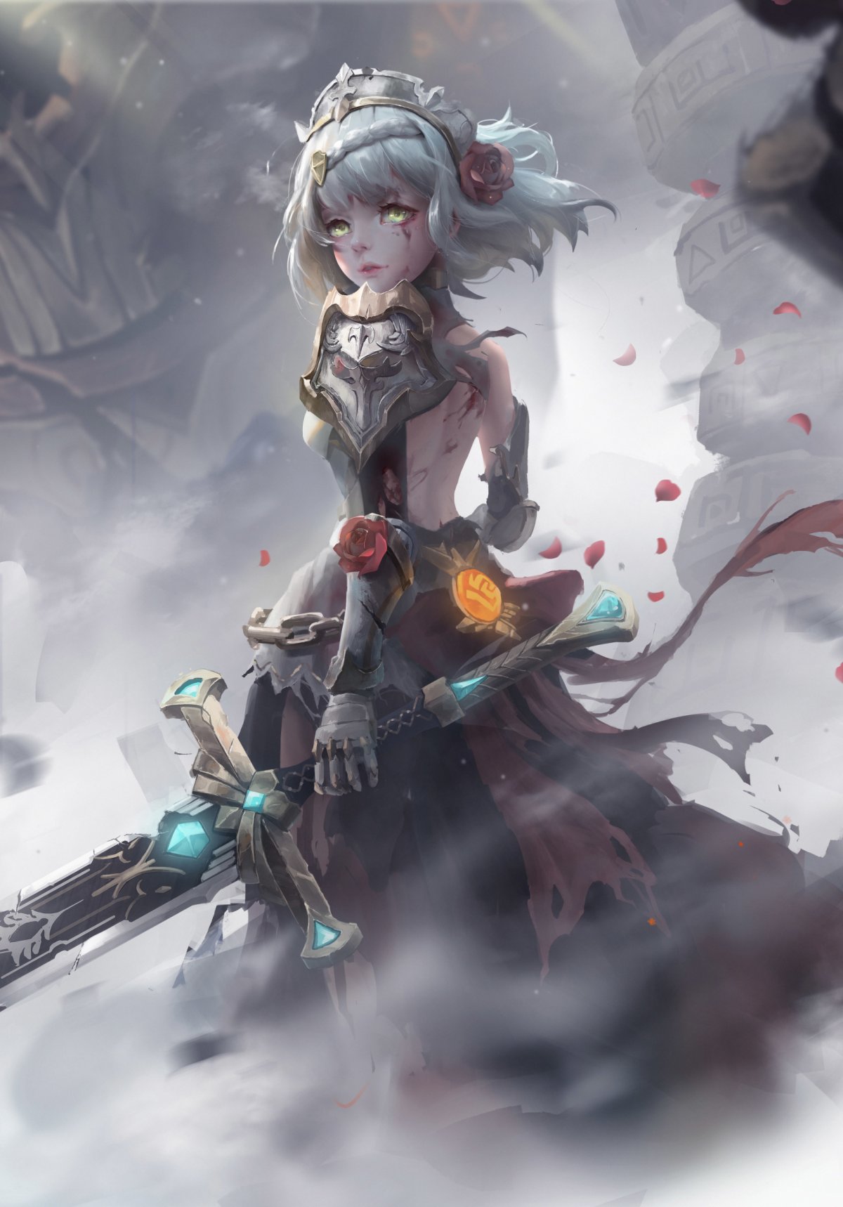 Обои с Ноэль из Геншин