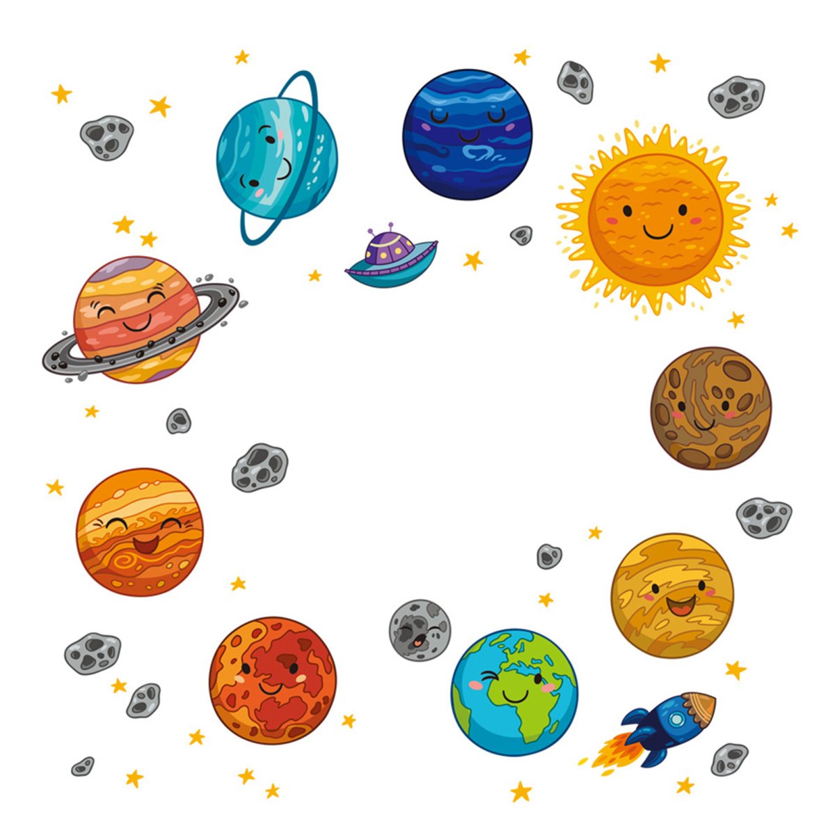 Планеты Стикеры