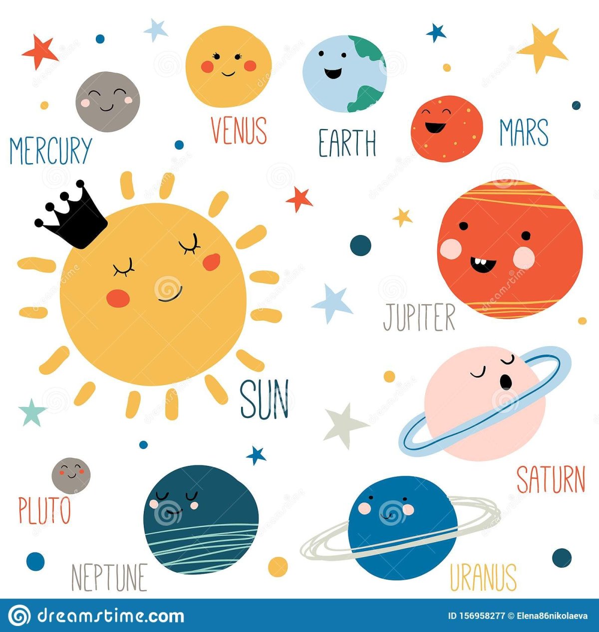Солнечная система смешные рисунки