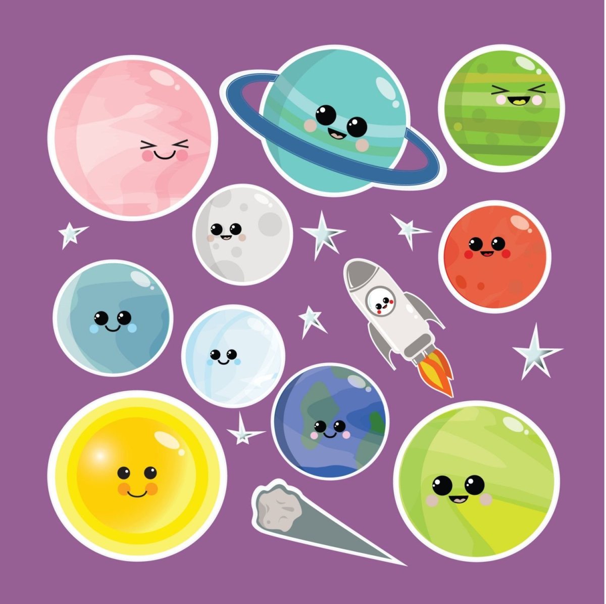 Планеты для вырезания