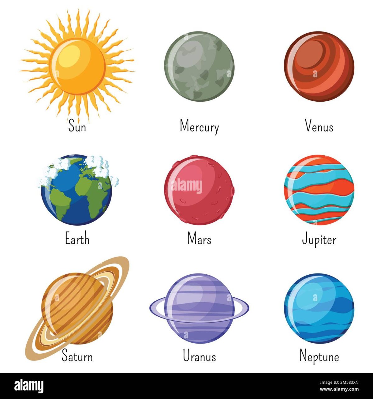 Иллюстрации планет