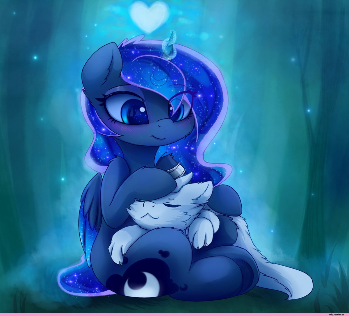 МЛП принцесса Луна арт