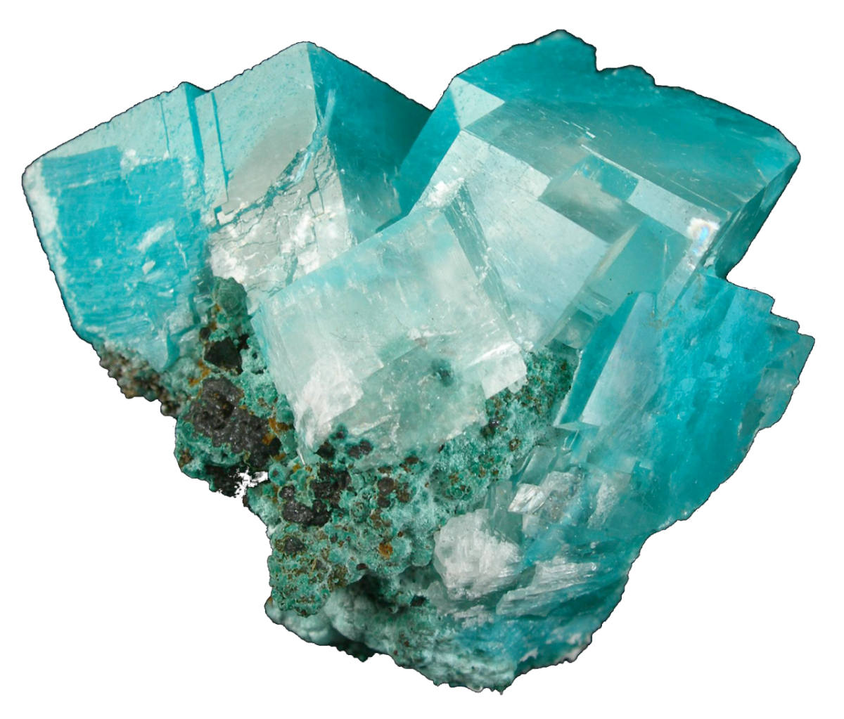 Минералы без фона