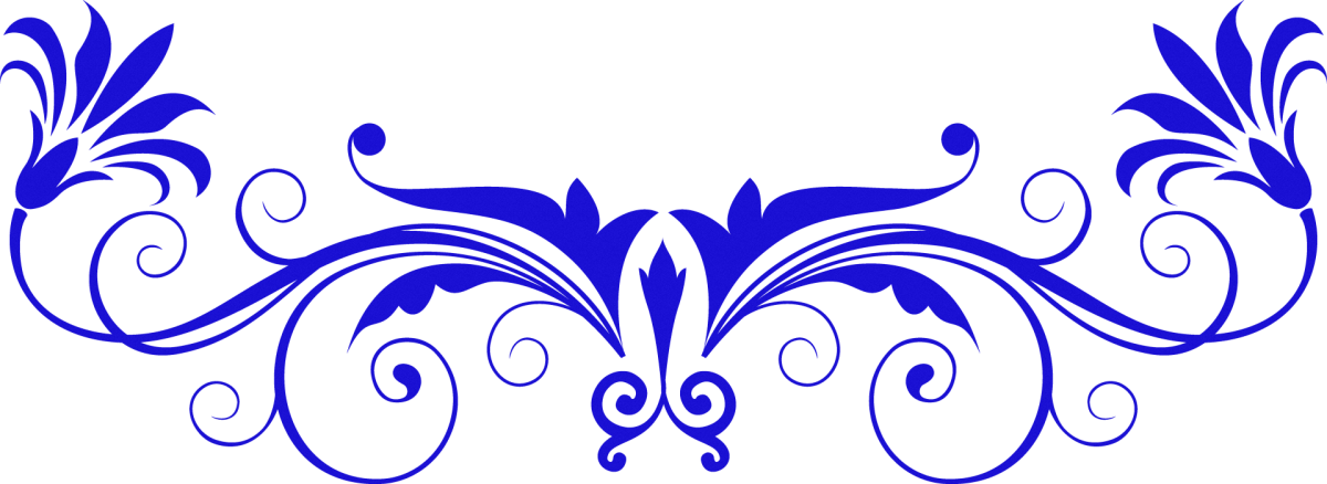 Вензель синий