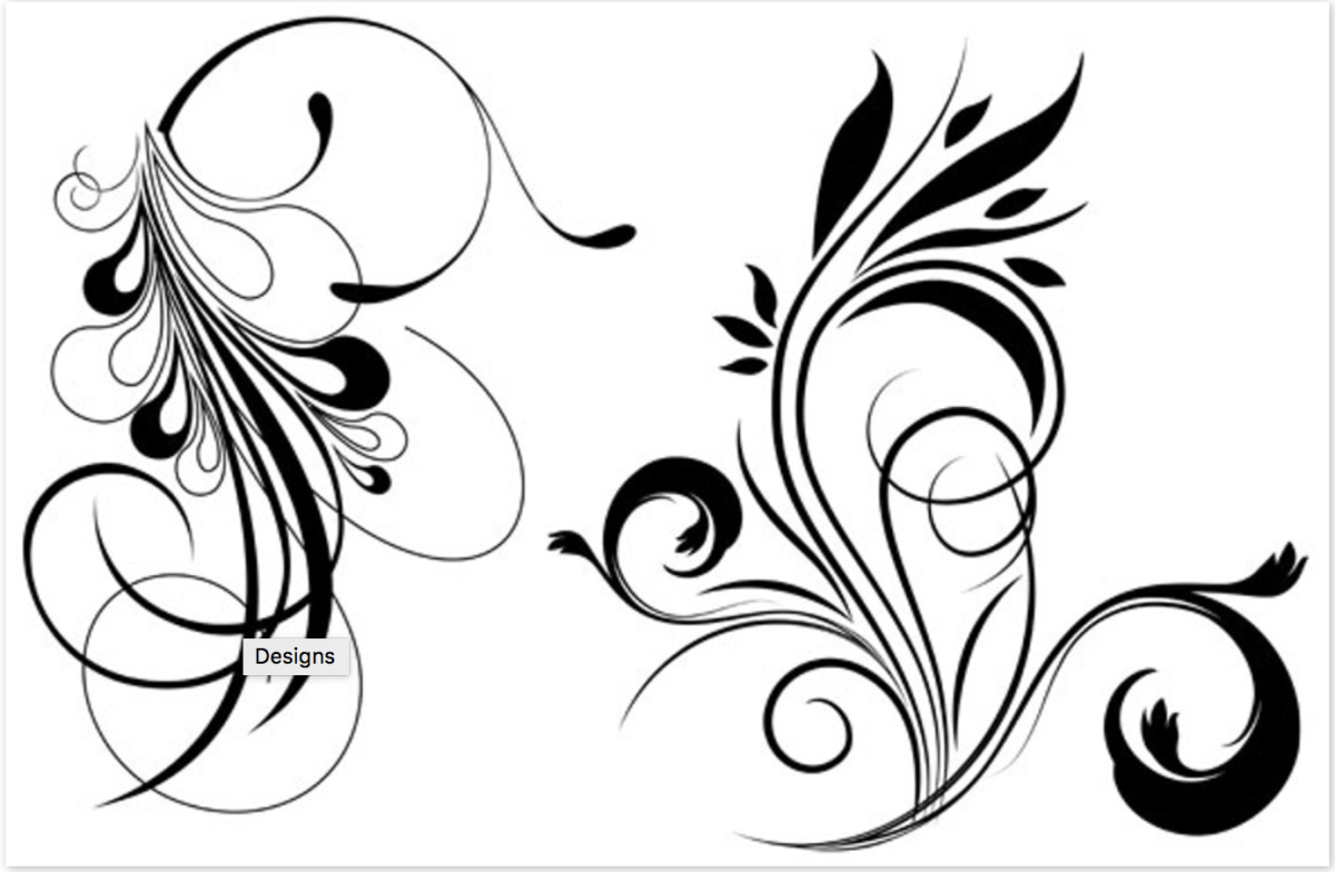 Витиеватые узоры