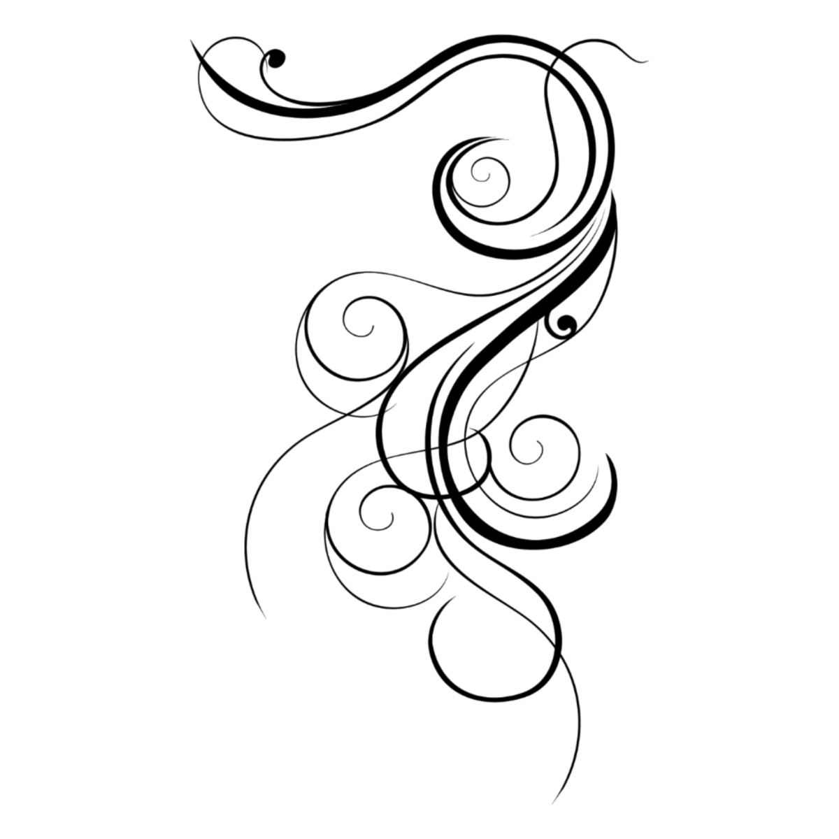 Красивые завитки