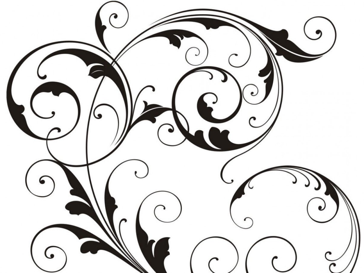 Узор завитки