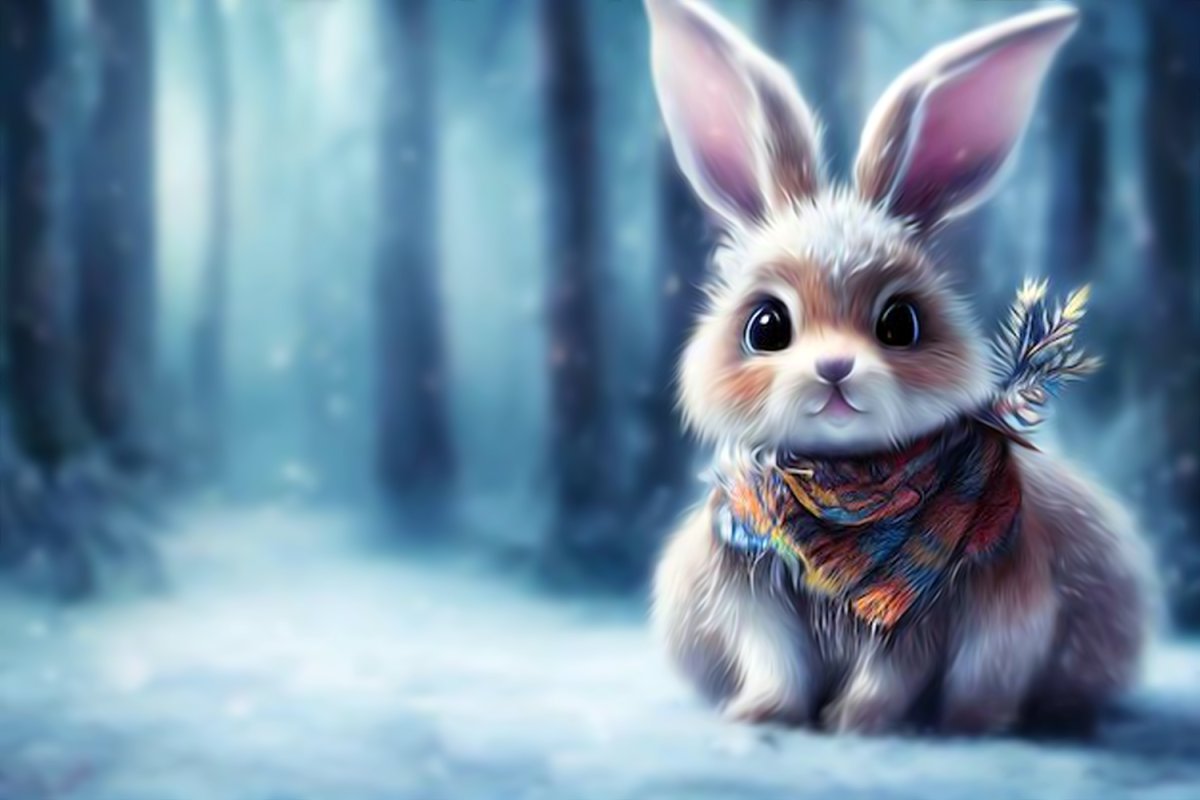 Новогодний зайчик