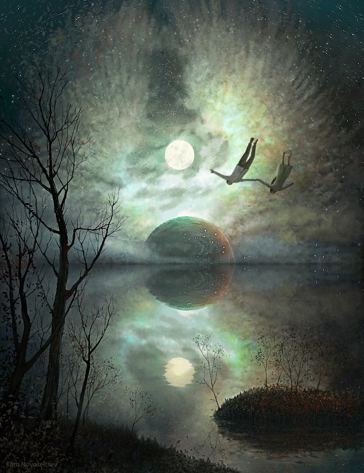 Луна и море